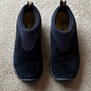 Merrell Black Suede Slip-Ons